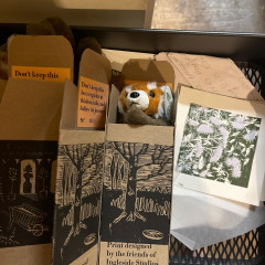 A box, filled with gifts